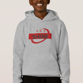 SHINE Inspirationsgrafik, positive Motivation Hoodie