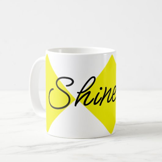Shine lächeln kaffeetasse (Vorderseite Links)