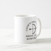 Shine like a Bowstring | Archery Lover Kaffeetasse (VorderseiteRechts)