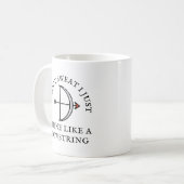 Shine like a Bowstring | Archery Lover Kaffeetasse (Vorderseite Links)
