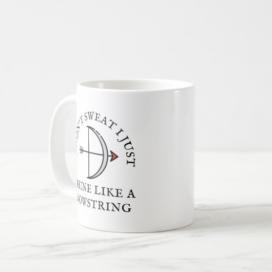 Shine like a Bowstring | Archery Lover Kaffeetasse (Vorderseite Links)
