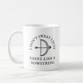 Shine like a Bowstring | Archery Lover Kaffeetasse (Links)