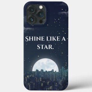 'Shine Like a Star' Nachthimmel Zitat iPhone Case-Mate iPhone Hülle