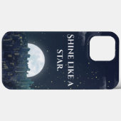 'Shine Like a Star' Nachthimmel Zitat iPhone Case-Mate iPhone Hülle (Rückseite (Horizontal))