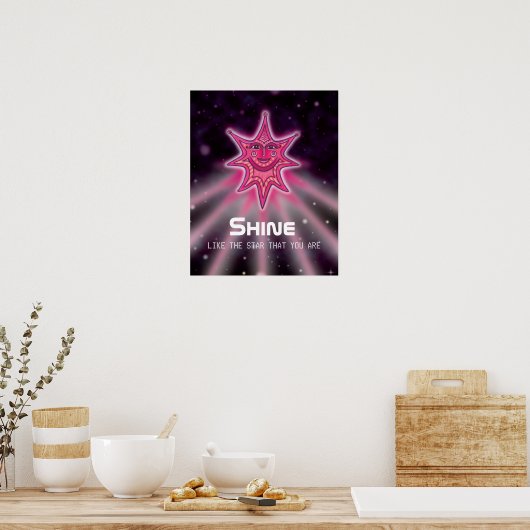 Shine like a Star Poster (Küche)