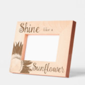 Shine like a Sunflower Geätzte Rahmen (Links)