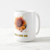 Shine like me Sunflower Kaffeetasse (VorderseiteRechts)