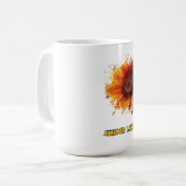Shine like me Sunflower Kaffeetasse (Vorderseite Links)