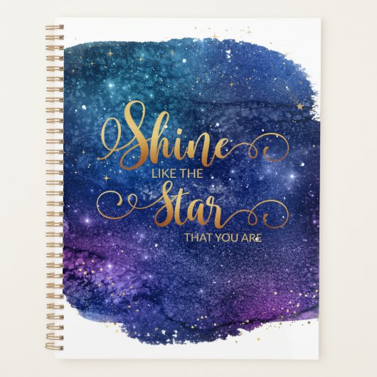 Shine like the star, dass Sie Planer sind (Vorderseite)