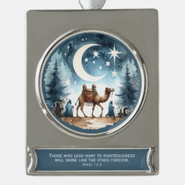 Shine Like the Stars – Journey Beneath Moonlight  Banner-Ornament Silber