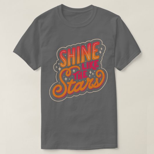 Shine Like the Stars von Tobe Fonseca T-Shirt (Design vorne)