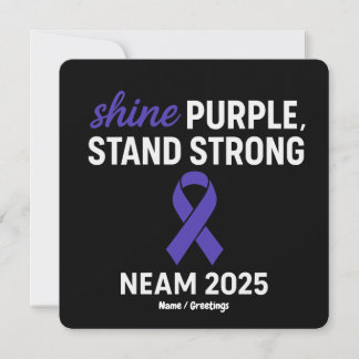 Shine Lila Stand Strong NEAM 2025 Epilepsy Einladung