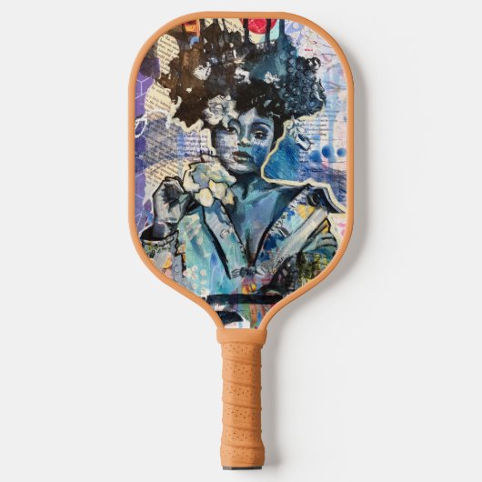 Shine Monogram Initial Pickleball Schläger (Vorderseite)