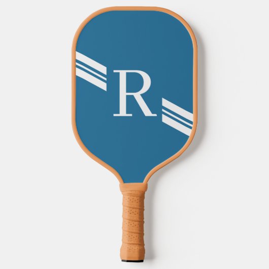 Shine Monogram Initial Pickleball Schläger (Rückseite)