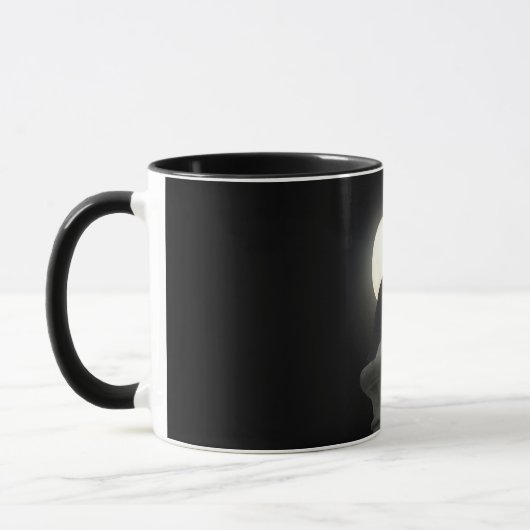 Shine Moon Crow Tasse (Links)