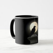 Shine Moon Crow Tasse (Vorderseite Links)