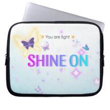 ✨ Shine on 10" Schmetterling Laptop Schlauch - Du 