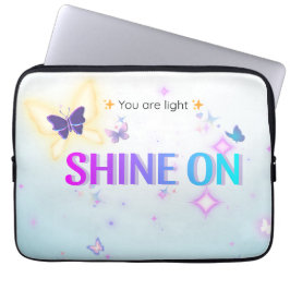 ✨ Shine on 13" Pastel Laptop Case - Sie sind leich