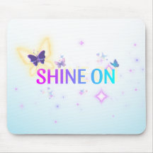 Shine on Butterfly Mousepad - Neon Paste aufheben
