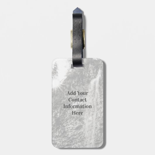 Shine on gepäckanhänger (Rückseite vertikal)