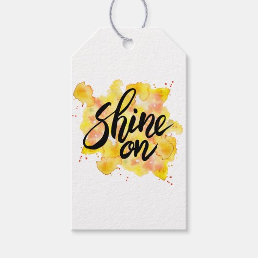 Shine on Graffiti Art Geschenkanhänger (Vorderseite)