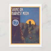 Shine On, Harvest Moon Songbook Cover Postkarte (Vorderseite)