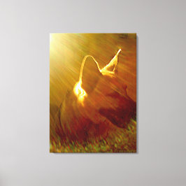 Shine on Me German Shepherd #1 Leinwanddruck