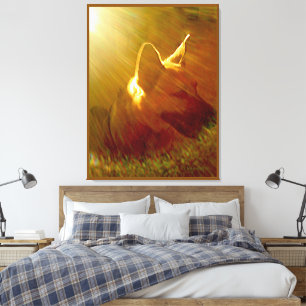 Shine on Me German Shepherd #1 Leinwanddruck