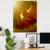 Shine on Me German Shepherd #1 Poster (Heimbüro)