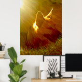 Shine on Me German Shepherd #1 Poster (Heimbüro)
