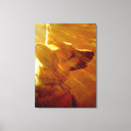 Shine on Me German Shepherd #2 Leinwanddruck