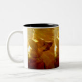 Shine on Me German Shepherd #2 Zweifarbige Tasse (Links)