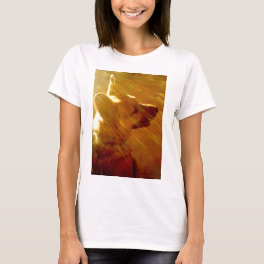 Shine on me German Shepherd Black & Tan T-Shirt (Vorderseite)