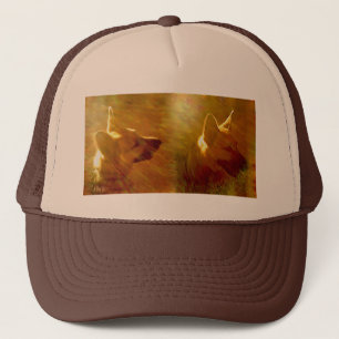 Shine on me German Shepherd Black & Tan zwei Ansic Truckerkappe