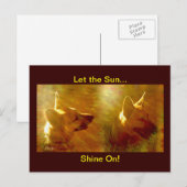 Shine on me German Shepherd Postkarte (Vorne/Hinten)