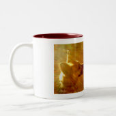 Shine on me German Shepherd Zweifarbige Tasse (Links)