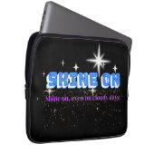 SHINE ON - Night Glow Star Edition 13" Laptopschutzhülle (Vorne Rechts)
