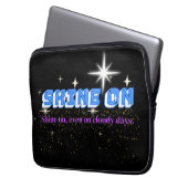SHINE ON - Night Glow Star Edition 13" Laptopschutzhülle (Vorderseite Links)