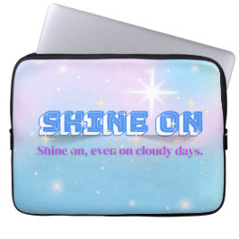 SHINE ON - Soft Rainbow Star Edition 13" Laptopschutzhülle