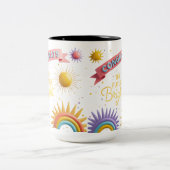Shine On, Superstar-Tasse (15oz) Zweifarbige Tasse (Mittel)