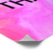 Shine On und sei der Stern, dass du Regenbogen bis Poster (Ecke)