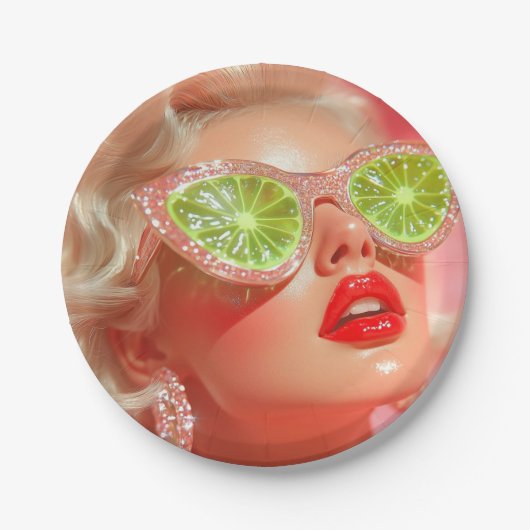 Shine Pappteller (Vorderseite)