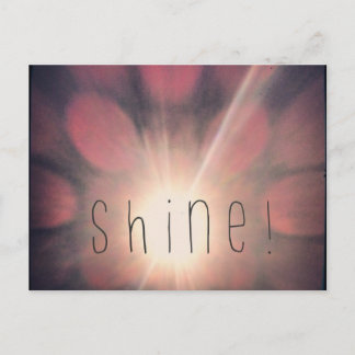 Shine Postcard Postkarte