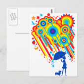 Shine Postkarte (Vorne/Hinten)