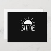 Shine Postkarte (Vorne/Hinten)