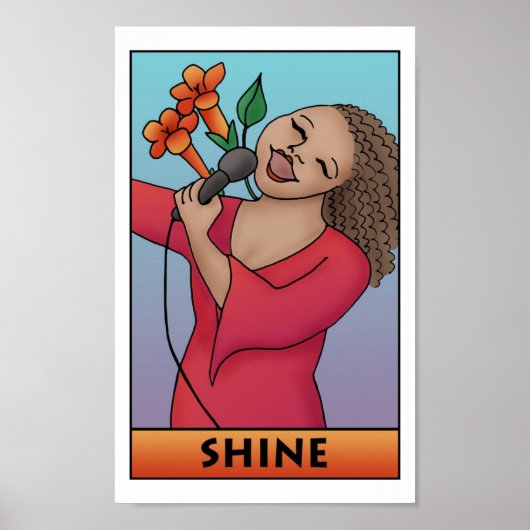 Shine Print Poster (Vorne)