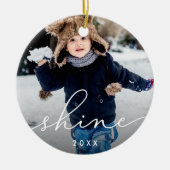 Shine Script | FOTO Keramikornament (Vorne)