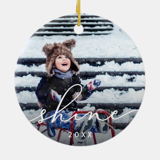 Shine Script | FOTO Keramikornament (Hinten)