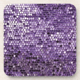 Shine Shine Lila Star Ai art Getränkeuntersetzer