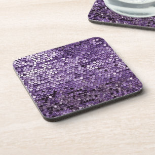 Shine Shine Purple Star Ai Kunst Getränkeuntersetzer